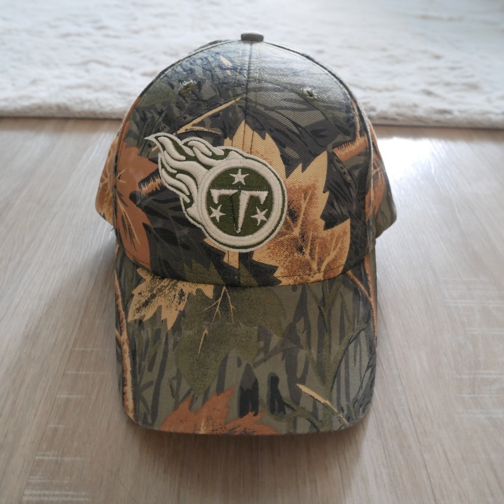 NFL Team Apparel Junior/Mens Camo-Leaf 'Tennessee Titans' Hat~